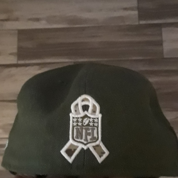 Las vegas Raiders new era 5 3/8 fitted cap - Picture 3 of 5